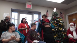 Our special Christmas visitor warmed our hearts!