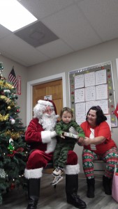Santa with Tristan and Tina